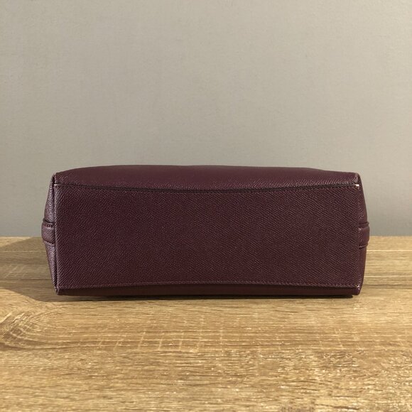 Coach Lewis 80058 Raspberry Crossgrain Leather Shoulder Crossbody Bag - Picture 7 of 16